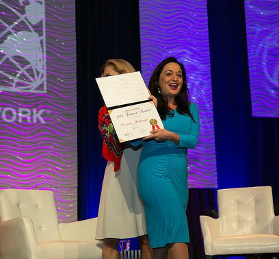 Suzanne Hollander Wins Global Impact Award for Career Advancement of Women and First Generation Students from Commercial Real Estate Women Network