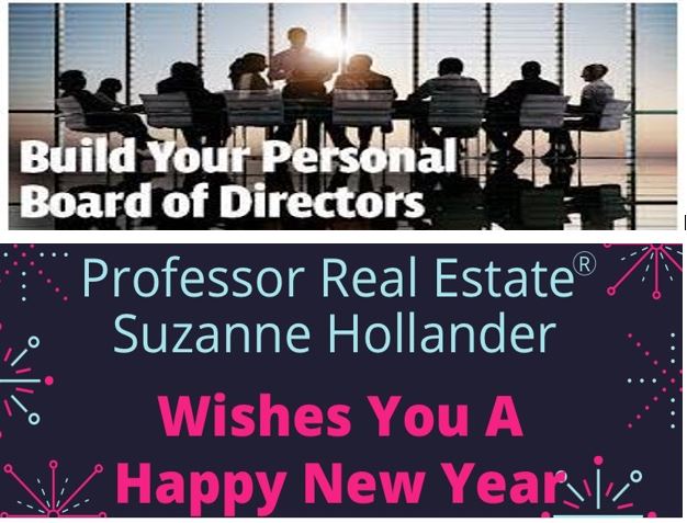 Professor Real Estate Suzanne Hollander Talks on Why and How to Build Your Own Personal Board of Directors for a Happy New Year