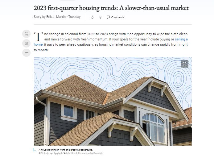 Bank Rate consults Suzanne Hollander's 2023 1st Quarter Real Estate Expectations